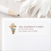 Easter Faith & Inspirerend Retour Adreslabels Etiket (Insitu)