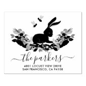 Easter | Familienaam Handtekening Terugkeeradres Rubberstempel (Afrduk)