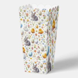 Easter Favor Box – Tiny Eggs, Bunnies & Chicks  Bedankdoosjes