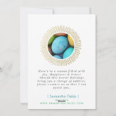 Easter Feestdagen Realtor Groeten Briefkaart (Achterkant)