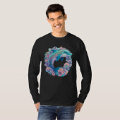 Easter festive Illustration with charming Dolphin  T-shirt (Voorkant volledig)