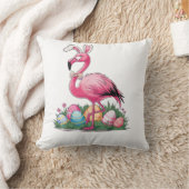 Easter Flamingo T-Shirt Kussen (Deken)