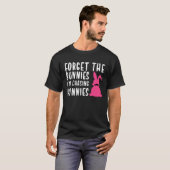 Easter Forget The Bunnies I m Chasing Hunnies T-shirt (Voorkant volledig)
