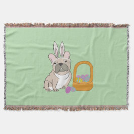 Easter French Bulldog Deken