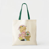 Easter Girl Holiday canvas tas (Voorkant)