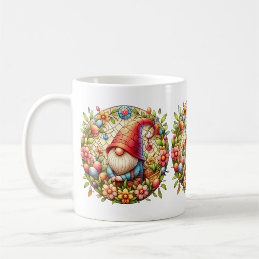 Easter Gnome Coffee Mok (Links)