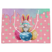 Easter Gnome Polkadot Eggs Icing Drips Groot Cadeauzakje (Voorkant)