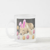 Easter Golden Retriever Matglas Koffiemok (Links)