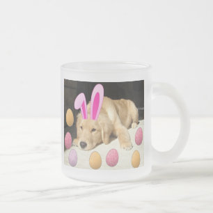 Easter Golden Retriever Matglas Koffiemok