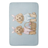 Easter Goldendoodle Dogs Badmat (Voorkant Verticaal)