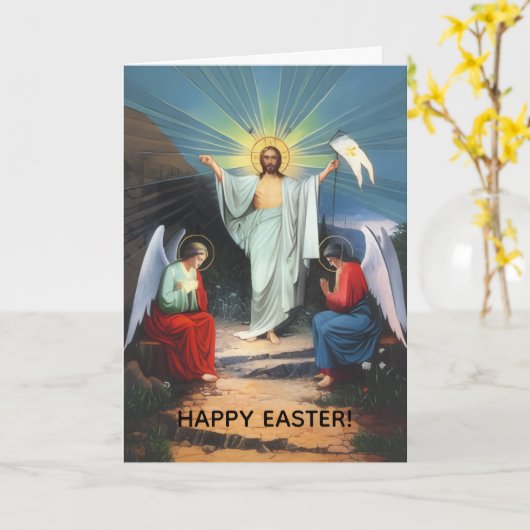 Easter Greeting Card Kaart (Gele Bloem)