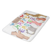 Easter Greeting Painted by Animals Badmat (Gekanteld)