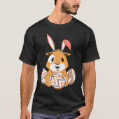 Easter Guinea Pig With Bunny Ears & Eggs   Easter T-shirt (Voorkant)