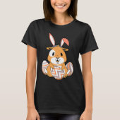 Easter Guinea Pig With Bunny Ears & Eggs   Easter T-shirt (Voorkant)