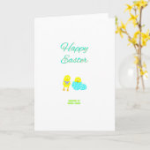 Easter Hatchlings Standard Wenskaart Kaart (Gele Bloem)