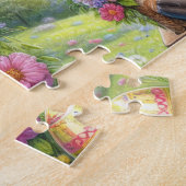 Easter Highland Cow Legpuzzel (Zijkant)