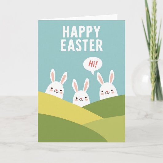 Easter Hills Greeting Card Kaart (Voorkant)