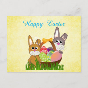 Easter Holiday Postcard for Kids Briefkaart