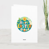 Easter horse feestdagen kaart (Achterkant)