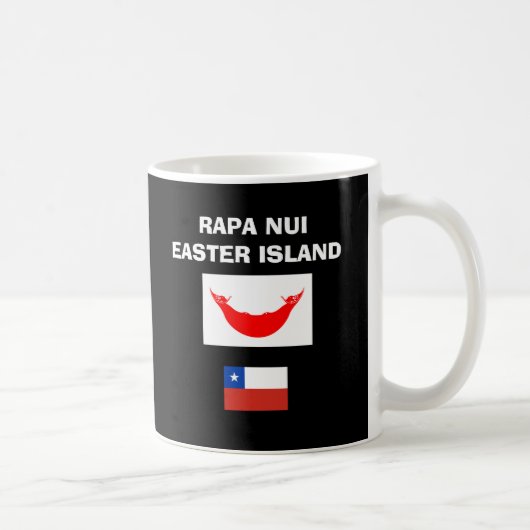 EASTER ISLAND* Bold RN/RAPA NUI Coffee Mok (Rechts)