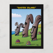 "Easter Island" Briefkaart (Voorkant)