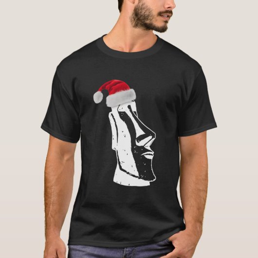 Easter Island Hoofden Moai-standbeelden T-shirt (Voorkant)