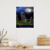 Easter Island Kunst poster (Keuken)