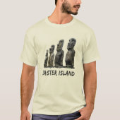 Easter Island Rapa Nui Moai Statues T-Shirt (Voorkant)