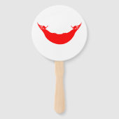 Easter Island-vlag Handwaaier (Achterkant)