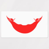 Easter Island-vlag Labels (Design 2)