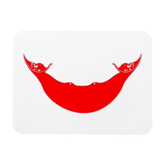 Easter Island-vlag Magneet (Horizontaal)