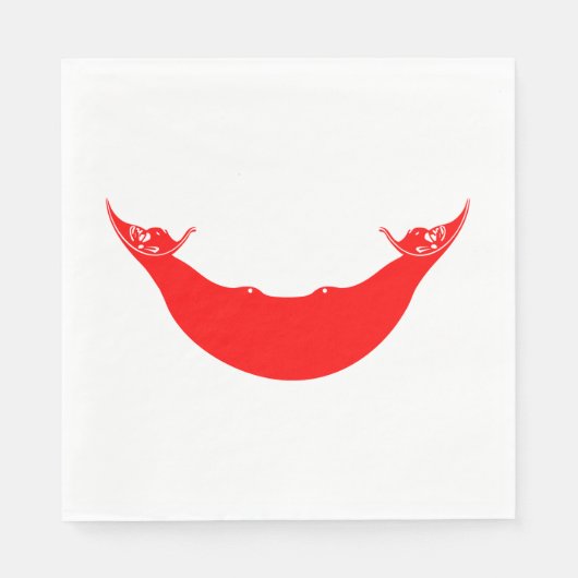Easter Island-vlag Servet (Voorkant)