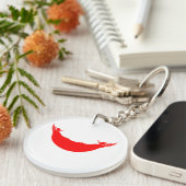 Easter Island-vlag Sleutelhanger (Voorkant Rechts)