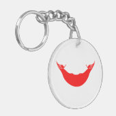 Easter Island-vlag Sleutelhanger (Voorkant Links)