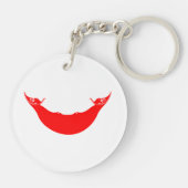 Easter Island-vlag Sleutelhanger (Achterkant)