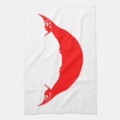 Easter Island-vlag Theedoek (Verticaal)