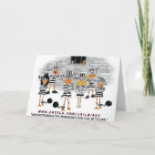 Easter Jailbird-Kaart Feestdagen Kaart (Achterkant)