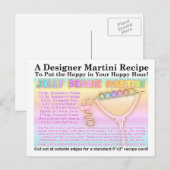 Easter Jelly Beanie Maritni Recept Briefkaart (Voorkant / Achterkant)