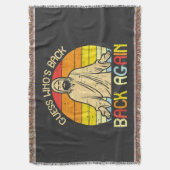 Easter Jesus Guess Whos Back Religious Christian Deken (Voorkant Verticaal)