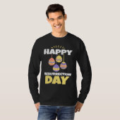 Easter Jesus Happy Resurrection Day Sunday Egg Rab T-shirt (Voorkant volledig)