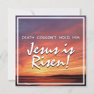 EASTER Jezus is CHRISTELIJK Feestdagenkaart