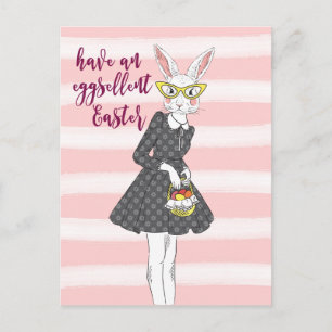 easter-kaart heeft een eggsellent-kaart feestdagenkaart