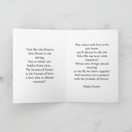 Easter Kaart man (Binnen)