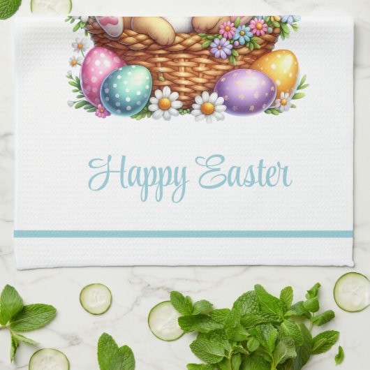 Easter Kitchen Towel  Theedoek (Gevouwen)