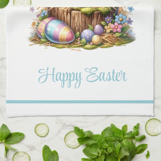 Easter Kitchen Towel  Theedoek (Gevouwen)