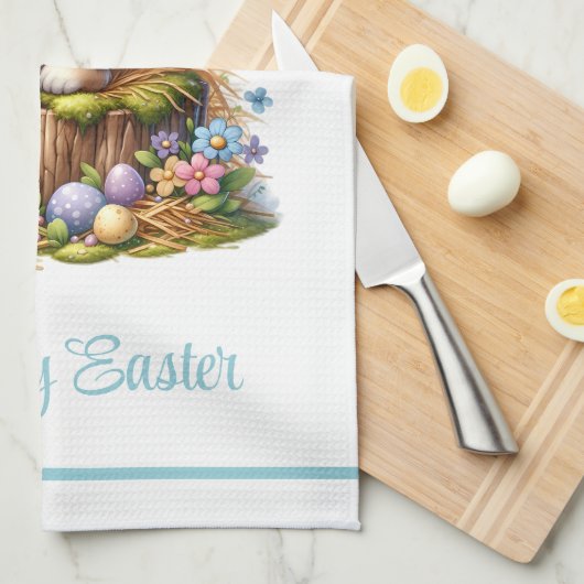 Easter Kitchen Towel Theedoek (Quarter Fold)