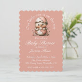Easter Kuiken Baby Shower Uitnodiging (Staand voorkant)