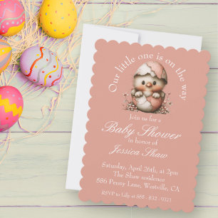 Easter Kuiken Baby Shower Uitnodiging