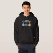 Easter Lacrosse or Dye Quote for Lax Life Athletes Hoodie (Voorkant volledig)
