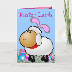 Easter Lamb Feestdagen Kaart